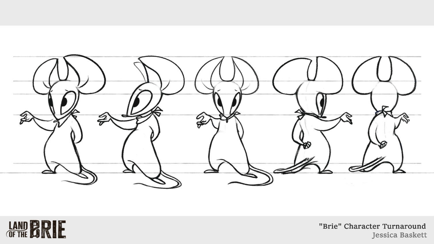 "Land of the Brie" Brie Character Turnaround. 2025. "Land of the Brie" Brie Character Turnaround. 2025.