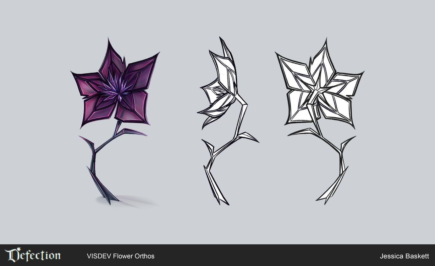"Defection" The King's Flower Orthographic Views. 2026.